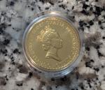 1990 1 oz Gold Britannia Coin from UK