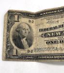 1916 New York Federal Bank Blue Seal $1 Note