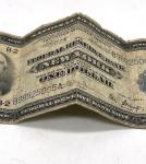 1916 New York Federal Bank Blue Seal $1 Note