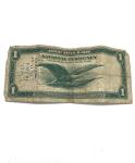 1916 New York Federal Bank Blue Seal $1 Note