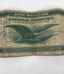 1916 New York Federal Bank Blue Seal $1 Note