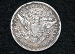 1901 Barber Quarter - 90% Silver, Strong Liberty