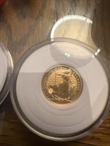 2022 Great Britain Gold Britannia £25 Coin 1/4 oz