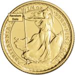 Gold Britannia £25 Coin - 1/4 oz