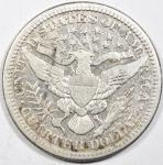 1907 Barber Quarter - Very Fine Condition