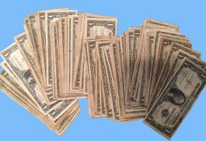 1928-1957 $1 Silver Certificate Blue Seal Note