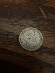 1916 D Barber Quarter 90% Silver Coin