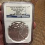 2012 American Eagle Silver Coin NGC MS70