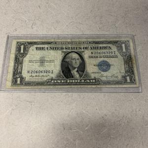 1935 Blue Seal One Dollar Silver Certificate Note