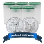 100 $1 American Silver Eagles 1 oz Random Year