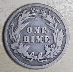 1895 Barber Dime Silver 10c Key Date