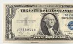 1935A $1 Silver Certificate Blue Seal Note