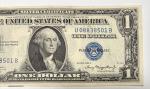 1935A $1 Silver Certificate Blue Seal Note