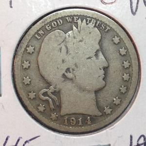 1914-S Barber Quarter - Great Value Coin