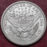 1910 D Barber Quarter 25c Uncirculated Coin