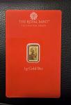 1 Gram Gold Bar - Royal Mint Britannia