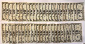 1957 One Dollar Silver Certificate Blue Seal Note