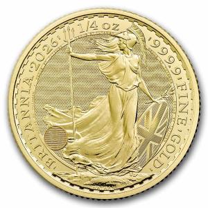 2026 Gold Britannia 1/4 oz Coin from Britain