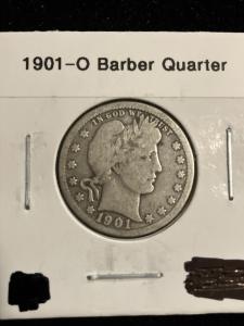 1901-O Barber Quarter for Your Coin Collection