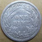 1908 Barber Dime - 90% Silver Coin