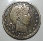 1893 Philadelphia Barber Silver 25C Quarter