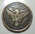 1893 Philadelphia Barber Silver 25C Quarter