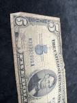 1934 D $5 Silver Certificate Blue Seal Note