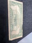 1934 D $5 Silver Certificate Blue Seal Note