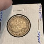 1898 Barber Quarter Silver Coin 25 Cents