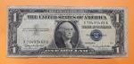1957 $1 Silver Certificate Bill Blue Seal