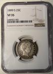 1899-S Barber Quarter NGC VF-35 - Rare Find!
