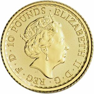 2021 1/10 oz Pure Gold Britannia Coin