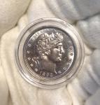 1892 Silver Barber Quarter - Uncirculated Mint State