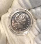 1892 Silver Barber Quarter - Uncirculated Mint State