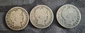 Silver Barber Half Dollars - $1.50 Face Value
