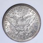 1907 Barber Quarter - Sharp AU/BU ANACS 58