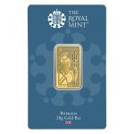 20g Gold Royal Mint Britannia Bar with Assay