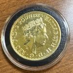 2016 Gold Gilded 1 oz Silver Britannia Coin