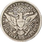 1907-P Barber Silver Quarter Coin