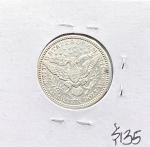 1915 Barber Silver Quarter - Collectible Bright White