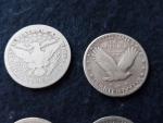 10 Mixed Silver Quarters: Washington, Barber, Liberty