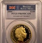 Rare 2004 Great Britain 100 Pounds Gold Coin