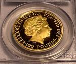 Rare 2004 Great Britain 100 Pounds Gold Coin