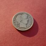1905 Silver Barber Quarter with Great Color