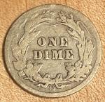 1914 D Barber Dime - 90% Silver Coin