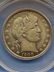 1900 Barber Half Dollar ANACS VF 20