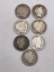Lot of 7 Barber Dimes – P-D-S Mints
