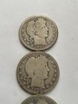 Set of 3 Barber Quarters