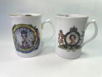 Queen Elizabeth II Golden Jubilee Mugs Set