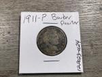 1911 Barber Silver Quarter - Philadelphia Mint